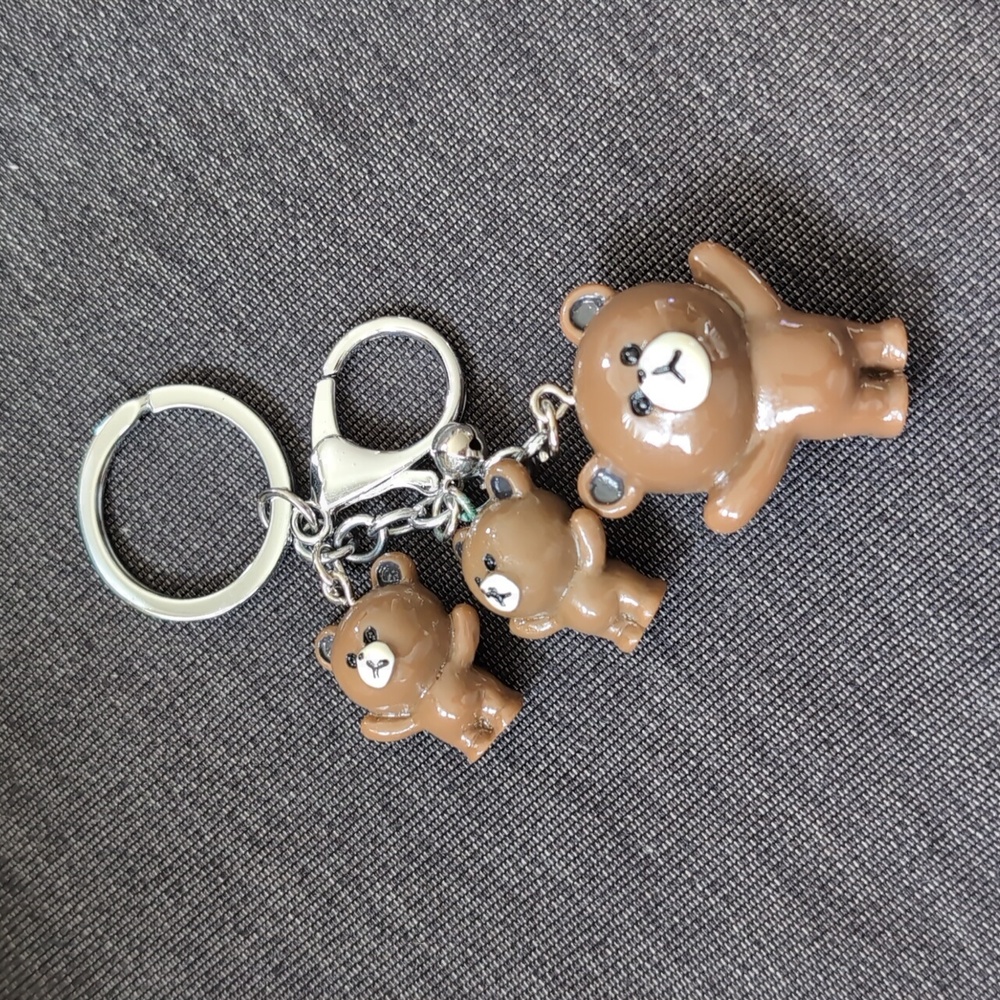 Brown bears keychain